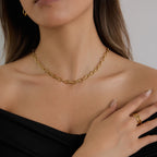 Collar Circulos Candena Unidos | Dorado