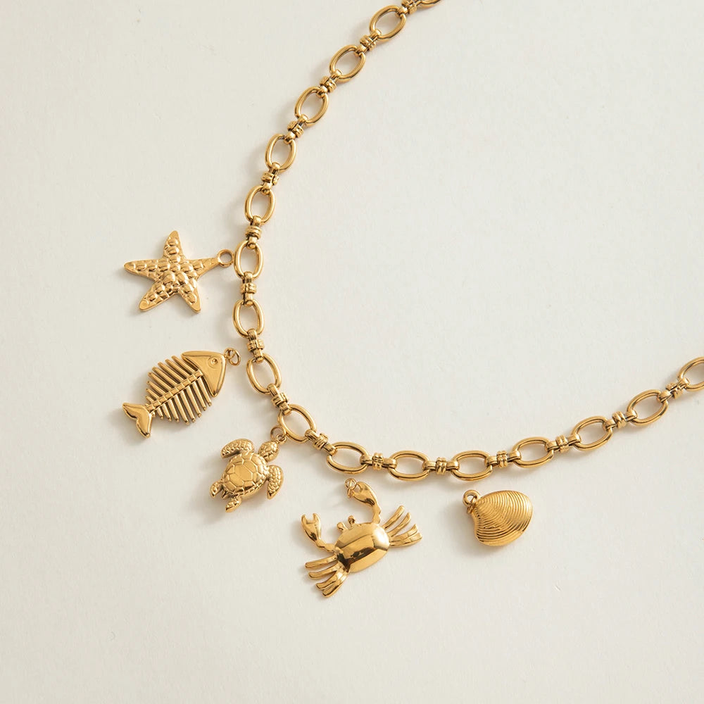 Collar Circulos Candena Unidos | Dorado