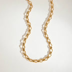 Collar Cadena Clasico Moderno | Dorado