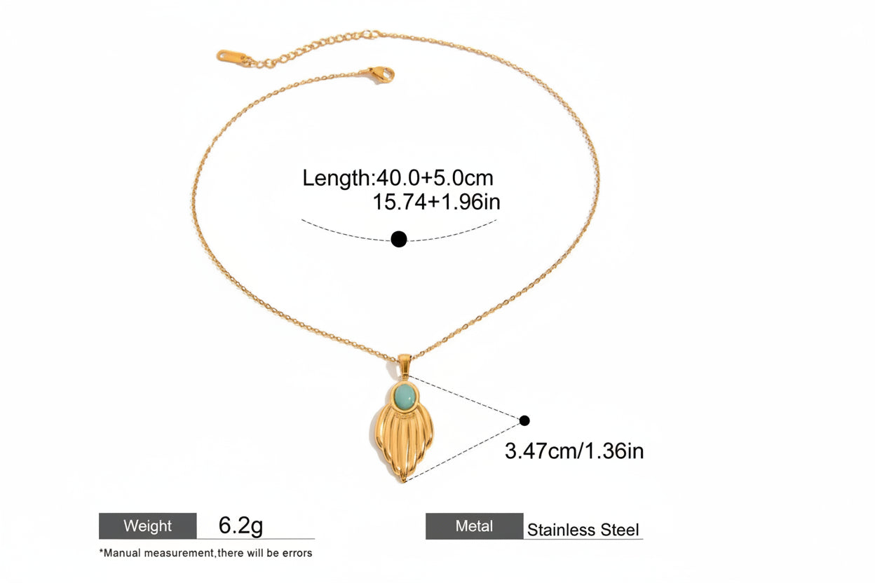 Set Aura Aqua | 2 Piezas | Dorado