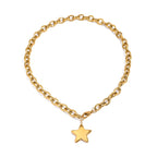 Collar Grueso Estrella | Dorado