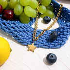 Collar Grueso Estrella | Dorado