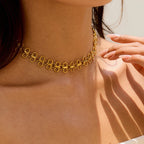 Collar Tipo Gargantilla | Dorado