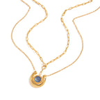 Collar Serie Ecuestre 2 Piezas - Dorado