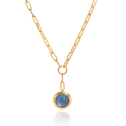 Collar Serie Ecuestre 2 Piezas - Dorado