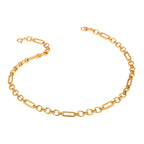 Collar Urbano Con Uniones Circulares Y Ovaladas | Dorado