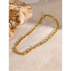 Collar Urbano Con Uniones Circulares Y Ovaladas | Dorado