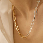 Collar Cadena Clip | Bicolor