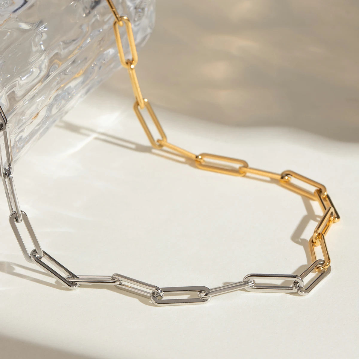Collar Cadena Clip | Bicolor