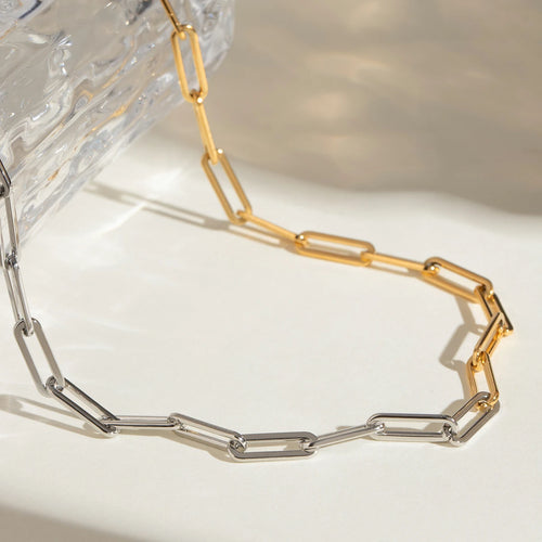Collar Cadena Clip | Bicolor