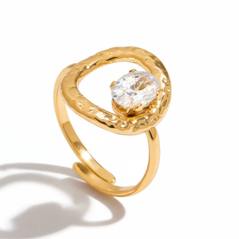 Anillo Nido de Luz | Dorado