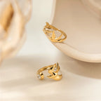 Anillo Ave Flor | Dorado