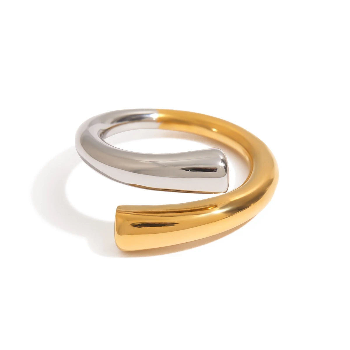 Anillo Espiral | Bicolor