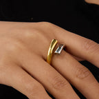Anillo Espiral | Bicolor