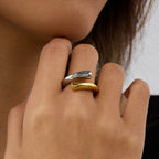 Anillo Espiral | Bicolor