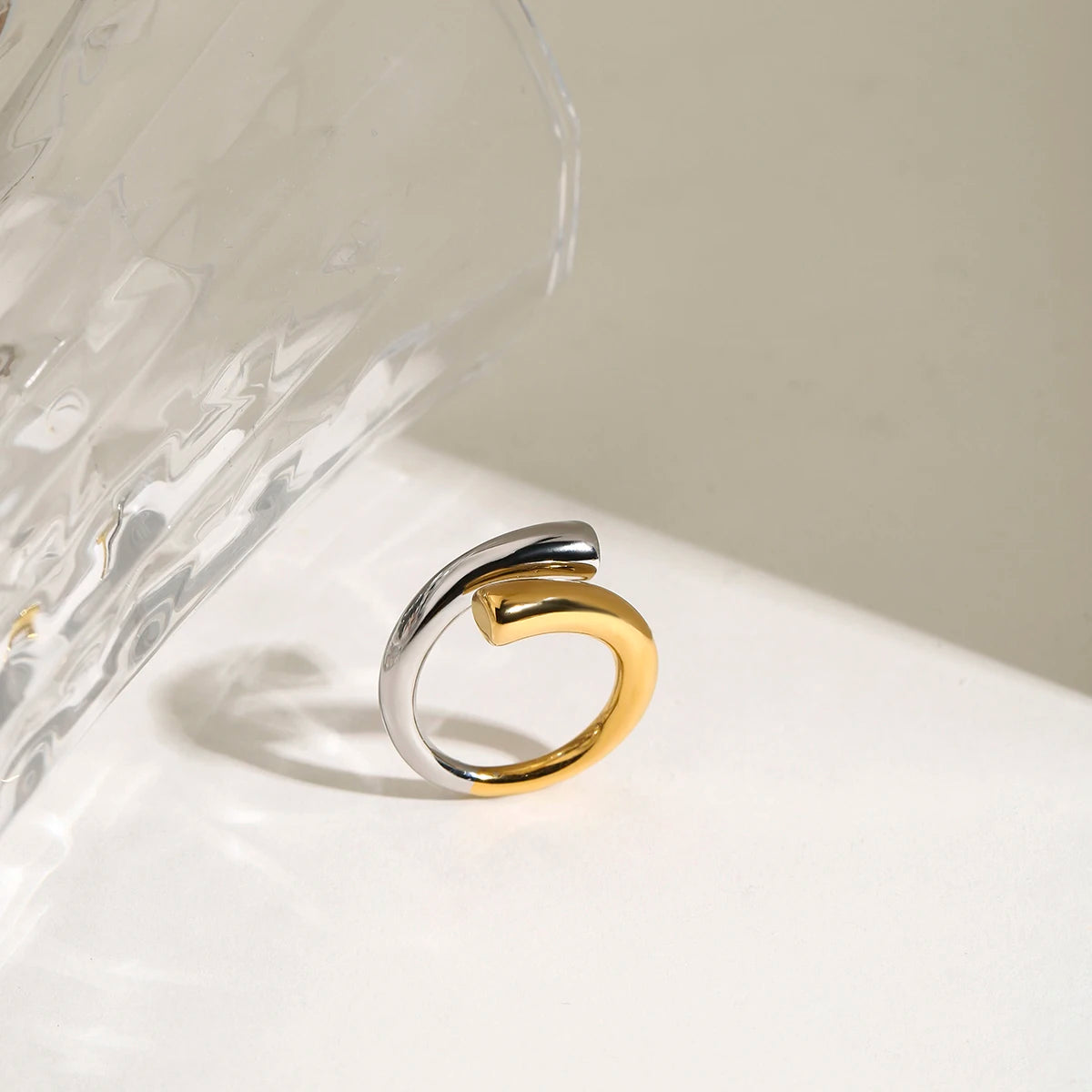 Anillo Espiral | Bicolor