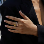 Anillo Geométrico | Bicolor