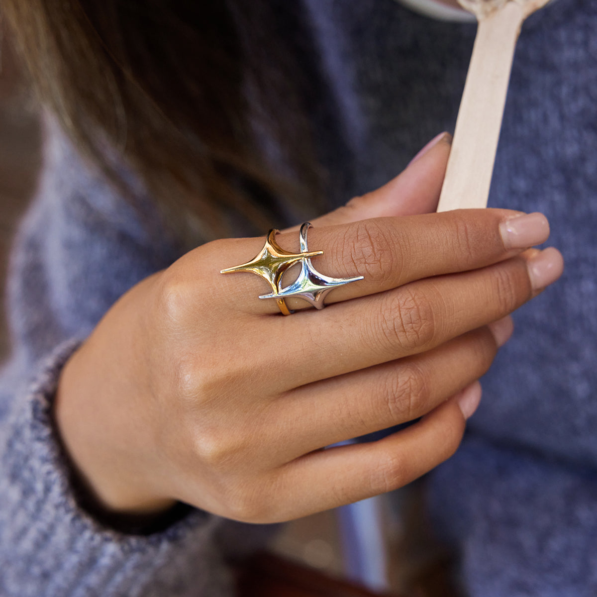 Anillo Destello | Bicolor