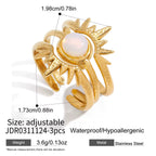 Anillo 3 en 1 Sol Radiante | Dorado