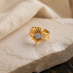Anillo 3 en 1 Sol Radiante | Dorado