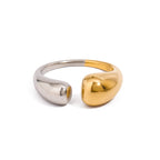 Anillo Abstracto 2 aguas | Bicolor