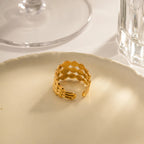 Anillo Redondos | Dorado
