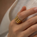 Anillo Redondos | Dorado