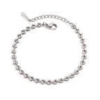 Pulseras con Forma de Corazón Mini | Dorado y Plateado