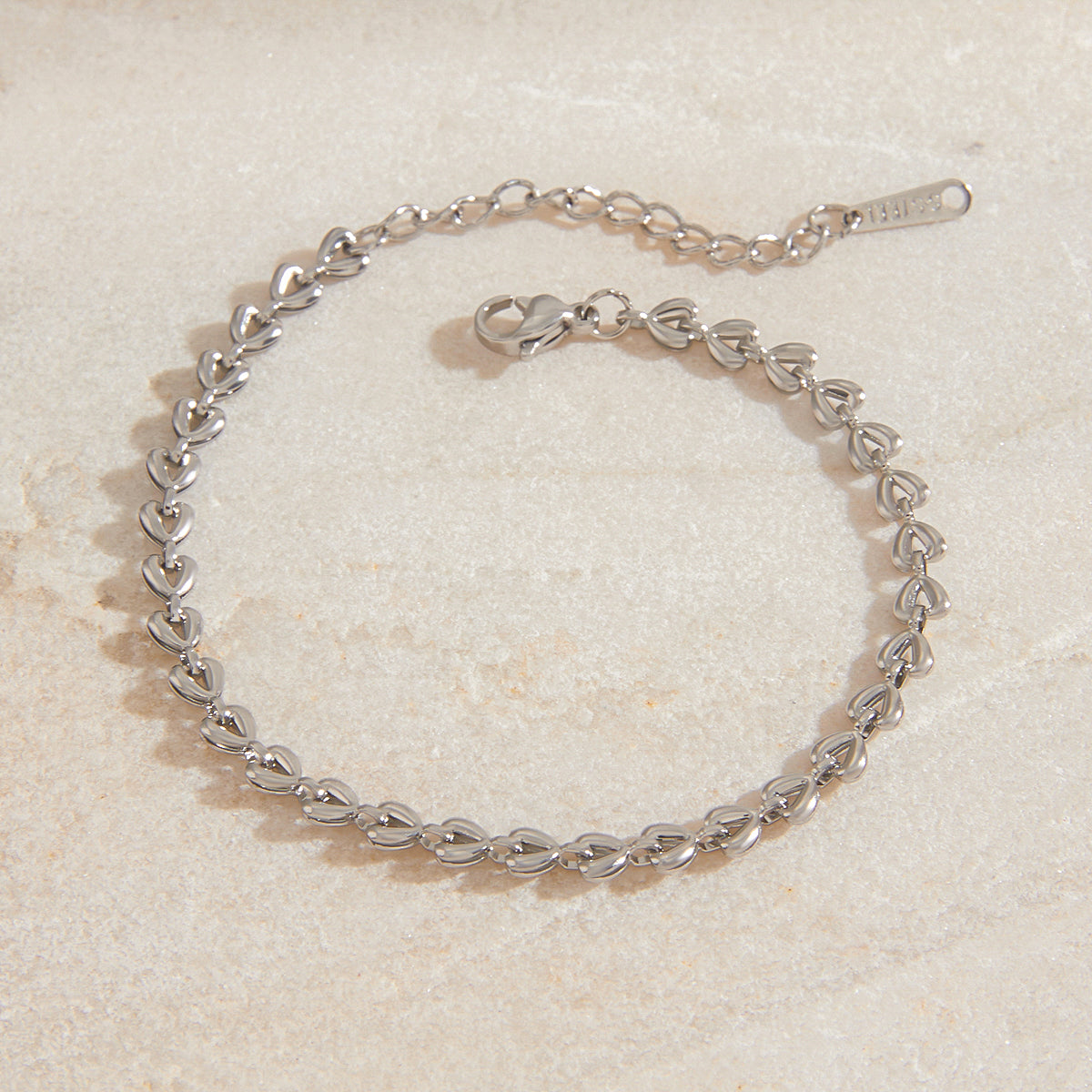 Pulseras con Forma de Corazón Mini | Dorado y Plateado