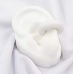 Ear Cuff Blanco | Plástico