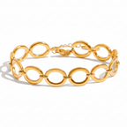 Pulsera Dorada Circulos Unidos | Dorado