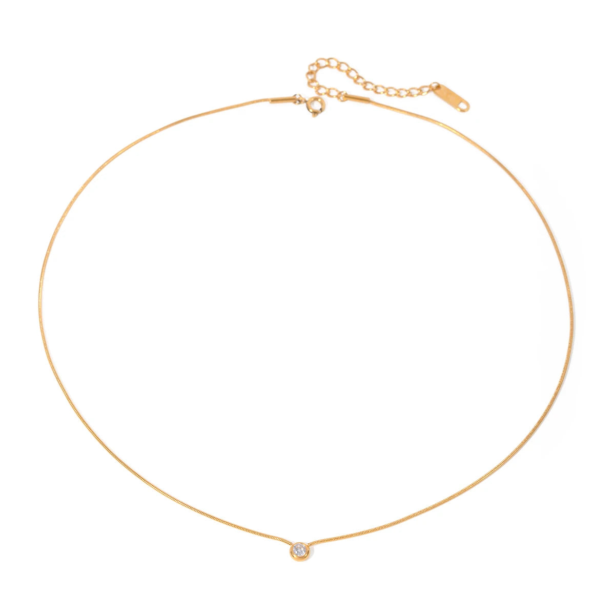 Collar Punto De Luz Mini | Dorado