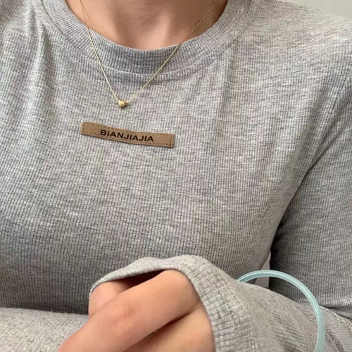 Collar Mini Corazón Minimalista | Dorado