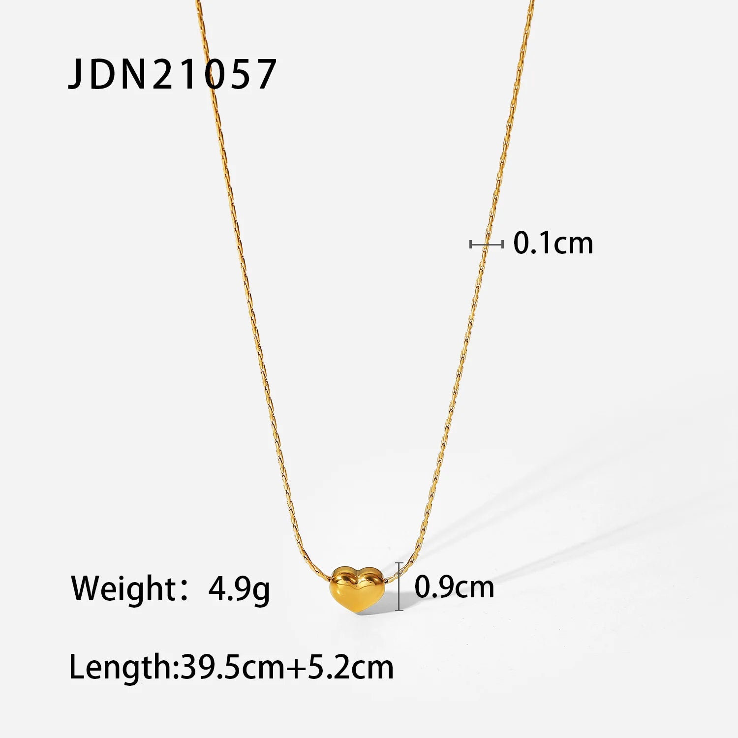 Collar Mini Corazón Minimalista | Dorado