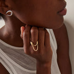 Anillo V | Dorado