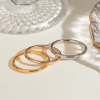 Anillo Aros Simple | Tricolor