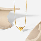 Collar Mini Corazón Minimalista | Dorado