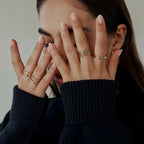 Anillo Aros Simple | Tricolor