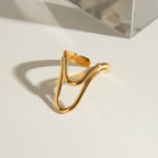 Anillo V | Dorado