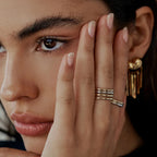 Anillo Aros Simple | Tricolor