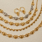 Argollas Colgante Corazon Gu.cci | Dorado