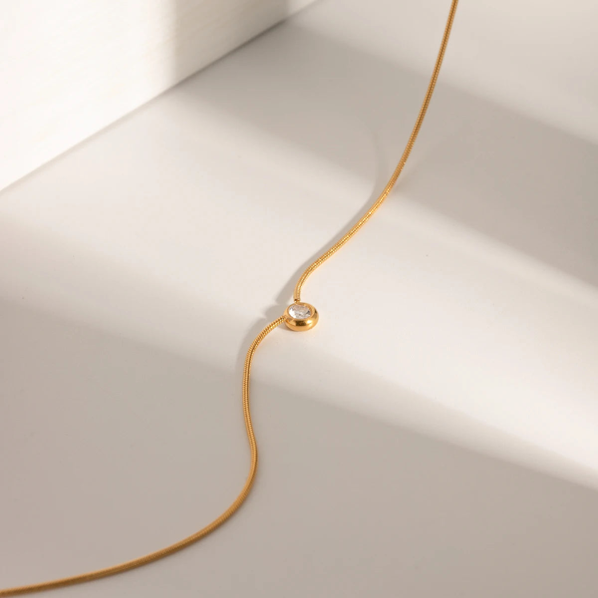 Collar Punto De Luz Mini | Dorado