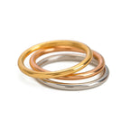Anillo Aros Simple | Tricolor