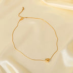 Collar Mini Corazón Minimalista | Dorado
