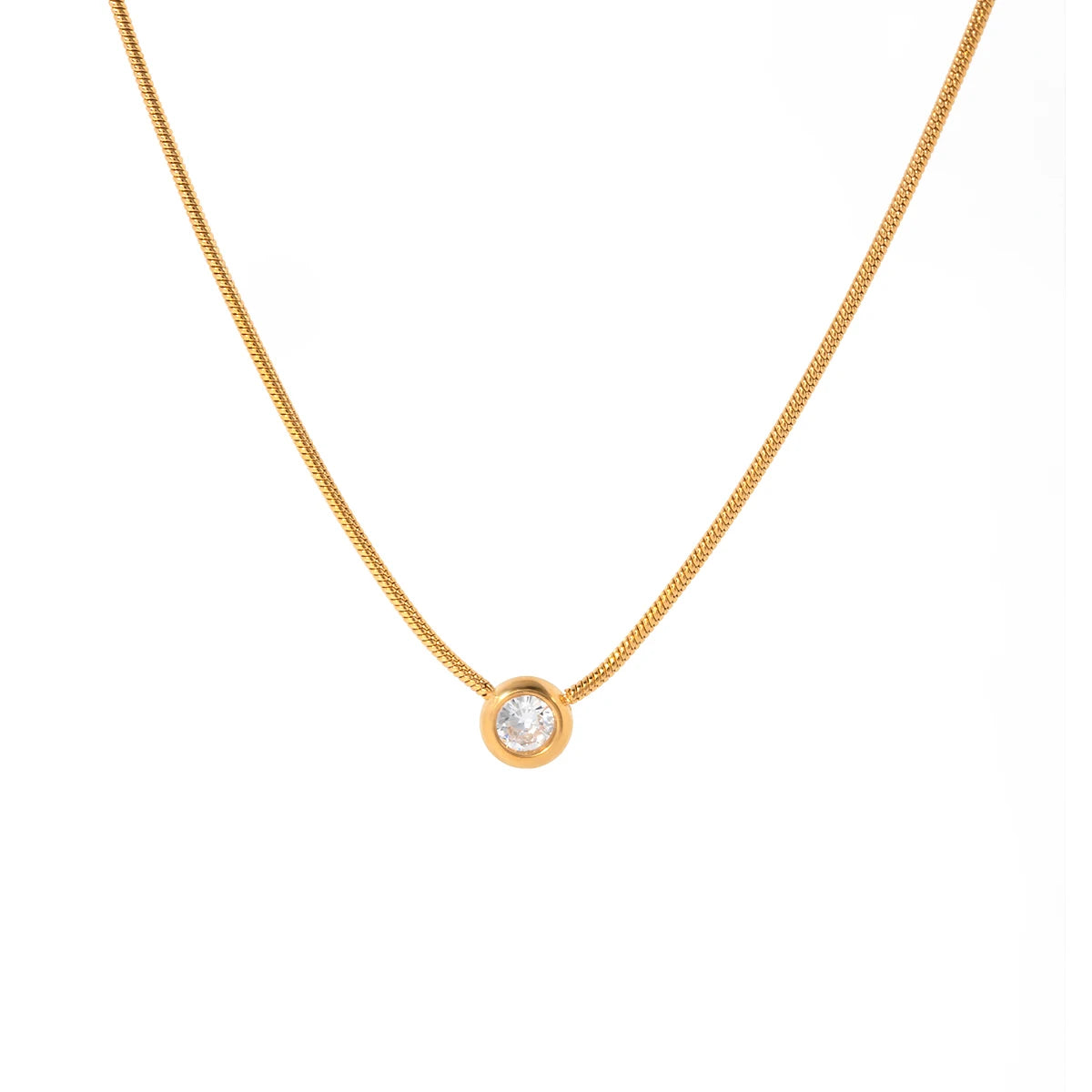 Collar Punto De Luz Mini | Dorado