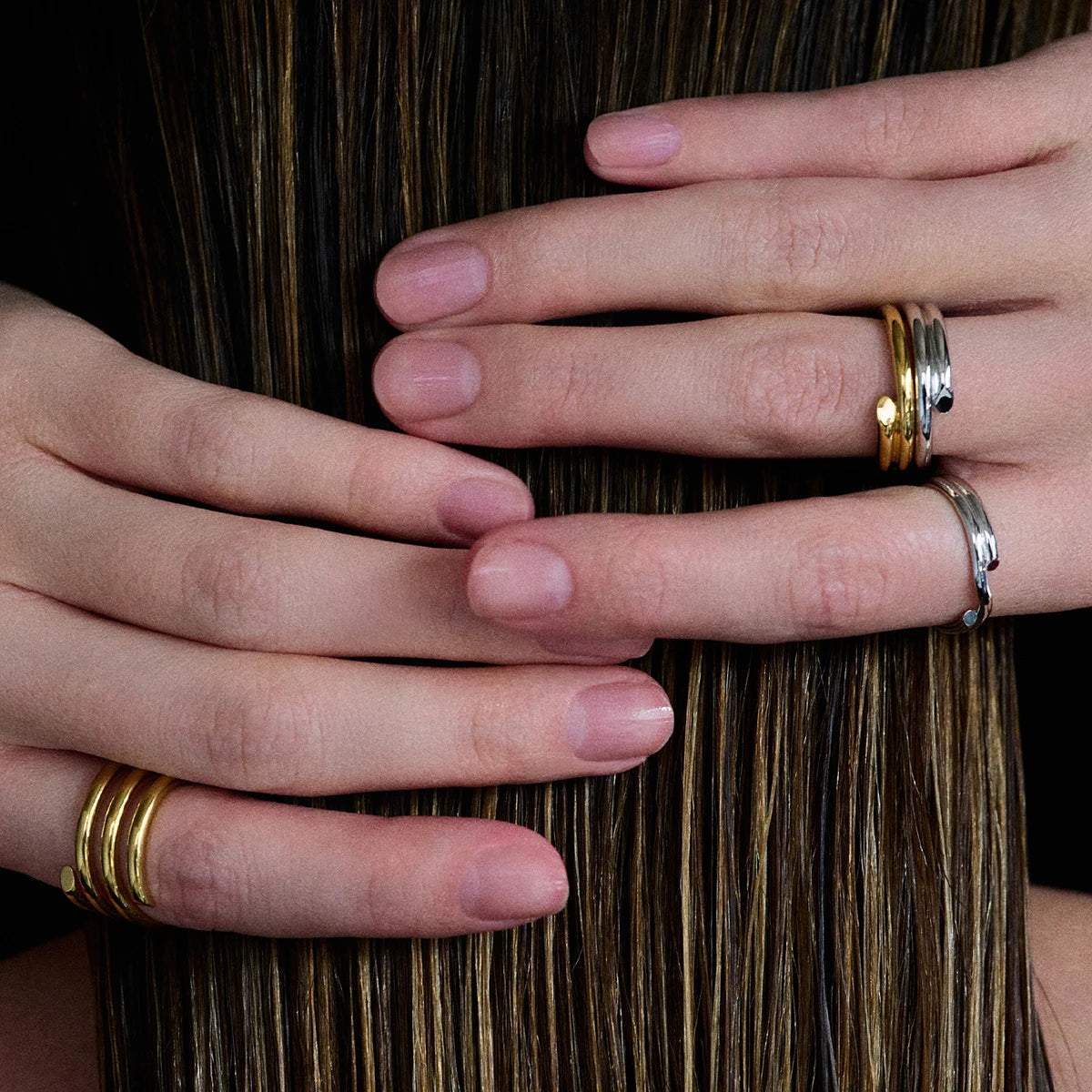 Anillo Espiral Infinita | Bicolor