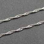 Cadena Collar Sin Dije | Gold Field  Plateado
