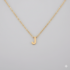 Collar Letra J | Dorado