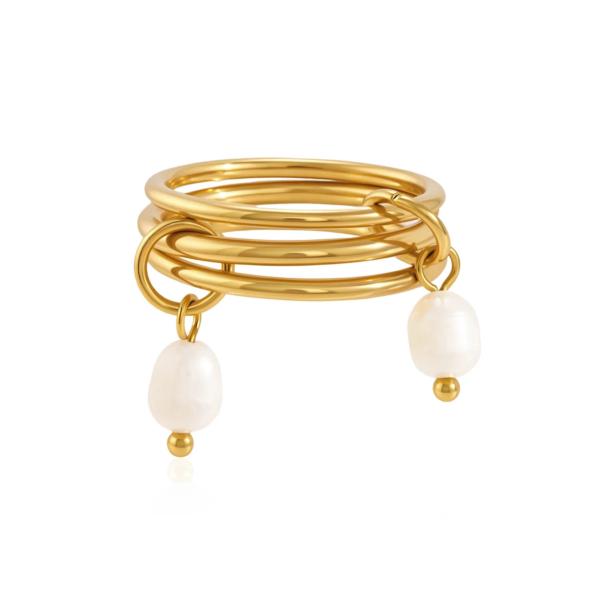 Anillos Apilables Aros | Dorado