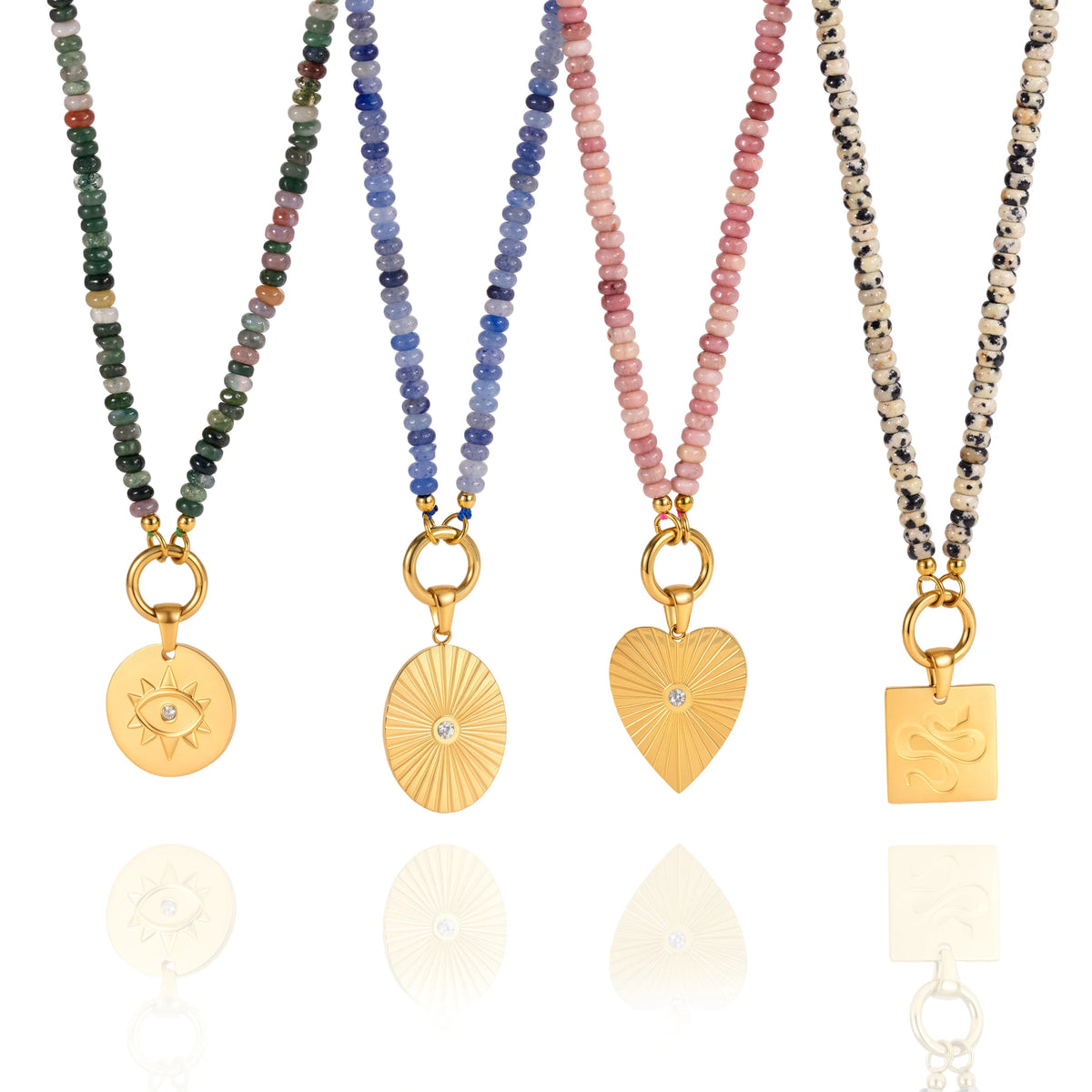 Collares Amuletos de la Naturaleza | Dorado
